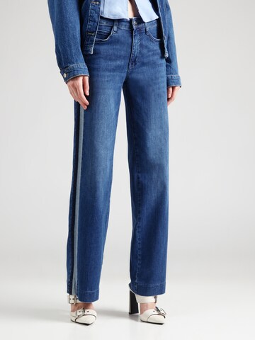 MAC Wide leg Jeans in Blue: front