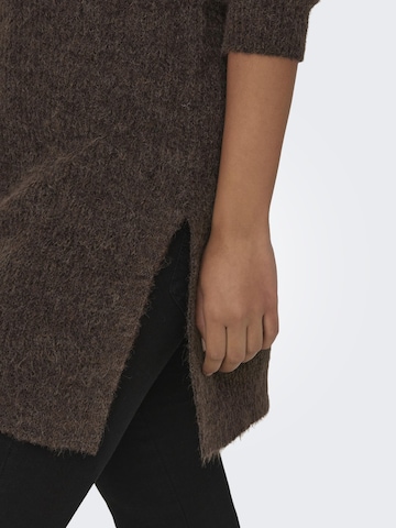 JDY Sweater 'Ingeborg Ada' in Brown
