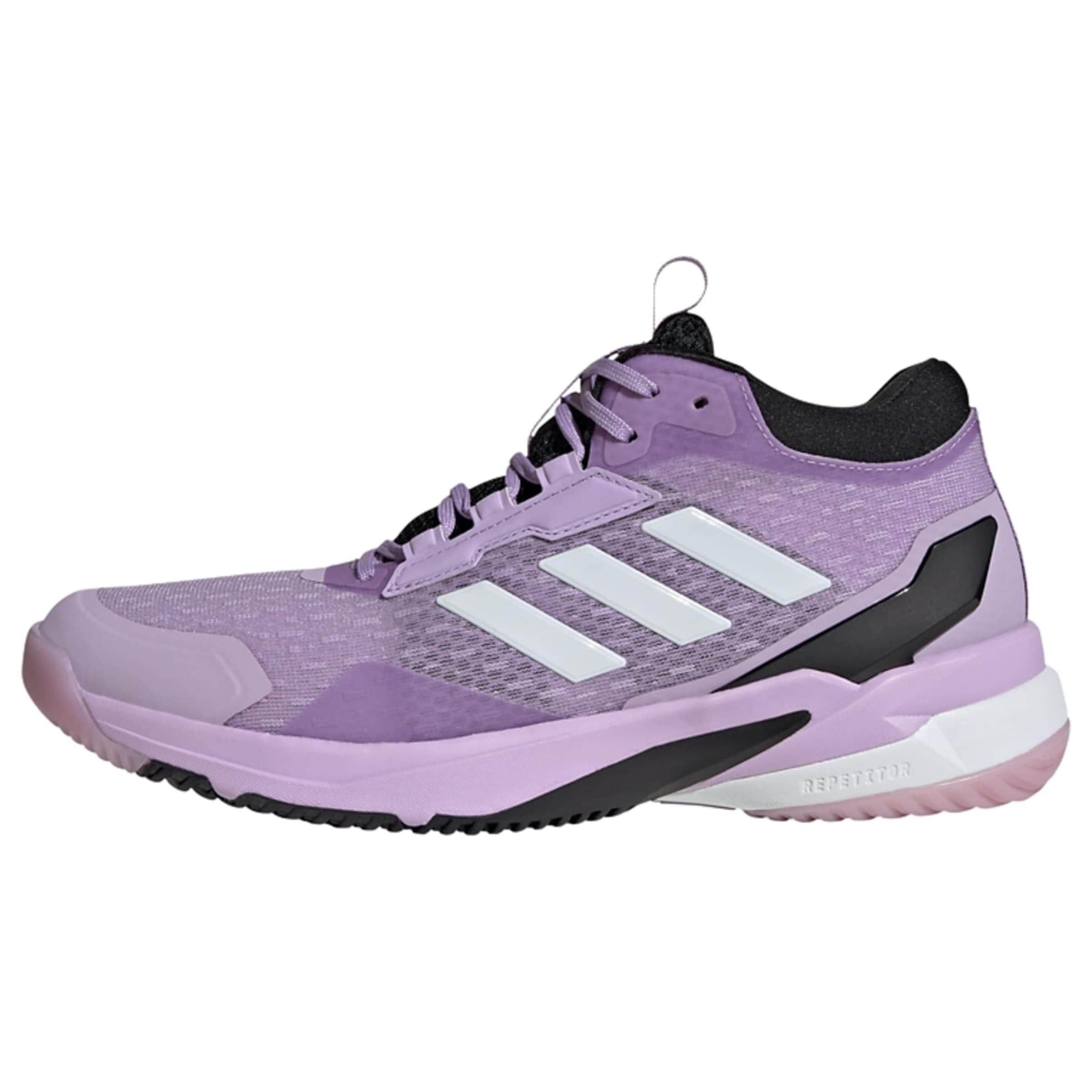 ADIDAS PERFORMANCE Sportschoen 'Crazyflight 6' in de kleur Sering / Lavendel / Zwart / Offwhite, Productweergave