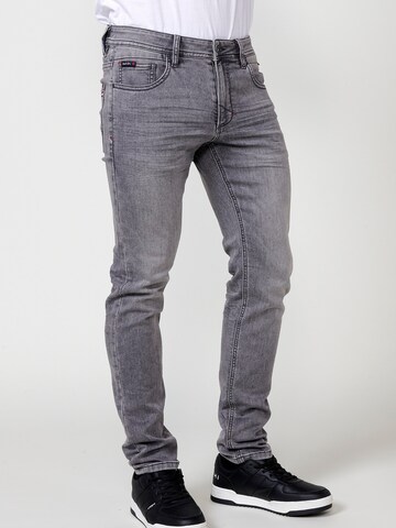 Coupe slim Jean KOROSHI en gris