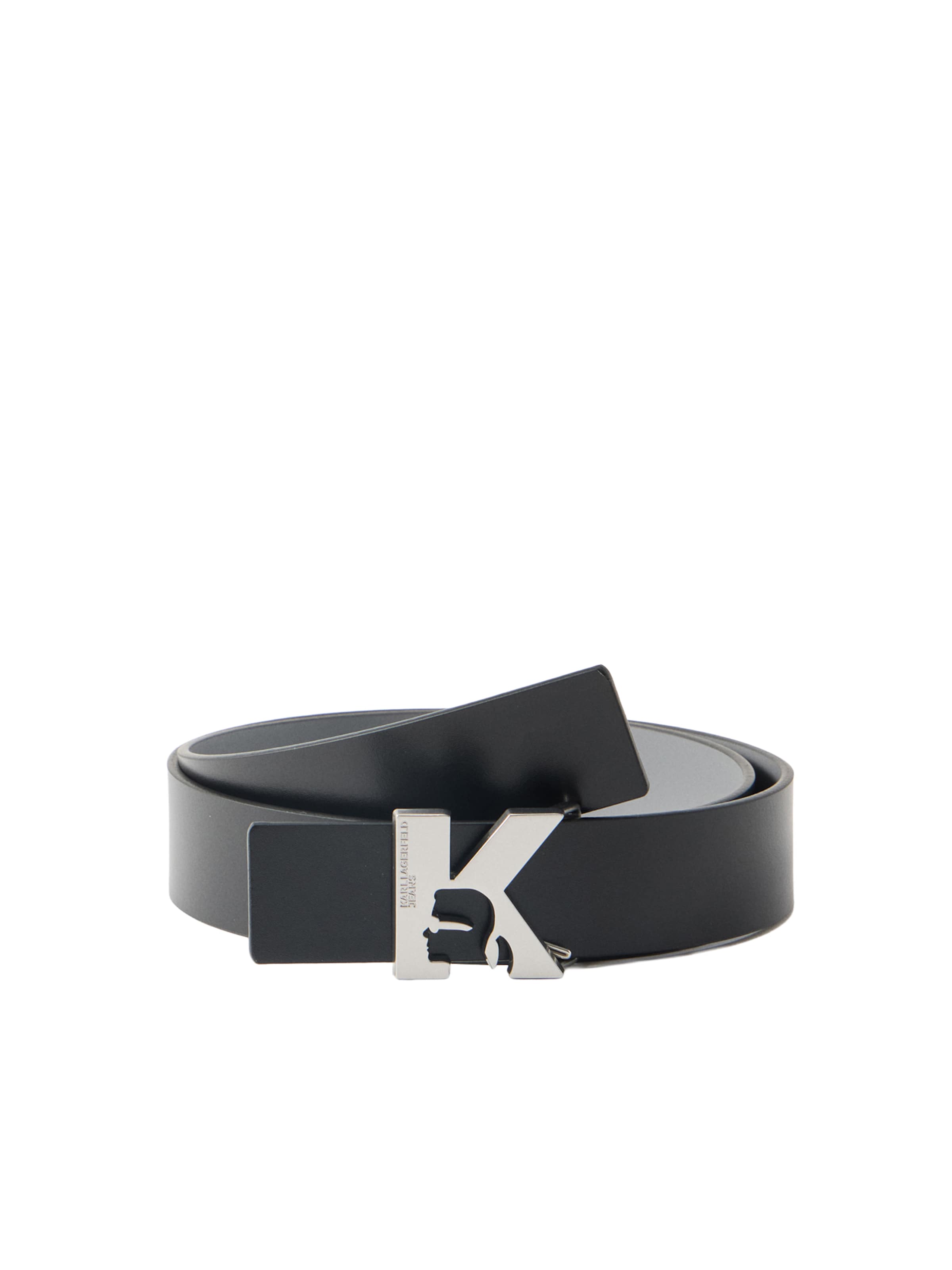 KARL LAGERFELD JEANS Cinturón en 85 en gris / negro, Vista del producto