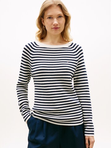 TOMMY HILFIGER Pullover in Weiß: Vorderseite