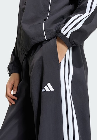ADIDAS SPORTSWEAR Wide leg Sportbroek 'Iconic' in Zwart