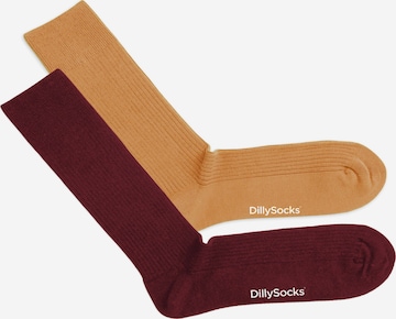 DillySocks Sokken in Bruin: voorkant