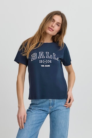Ball Shirts 'SATINO' i blå: forside