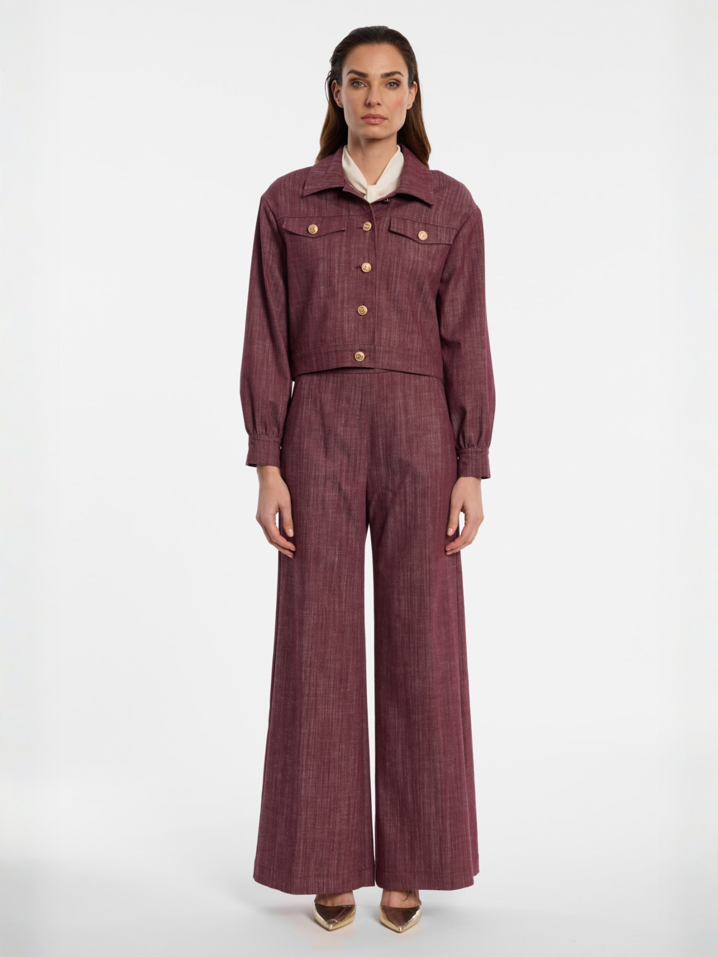 Ana Alcazar Between-season jacket 'Enlisary' in Purple