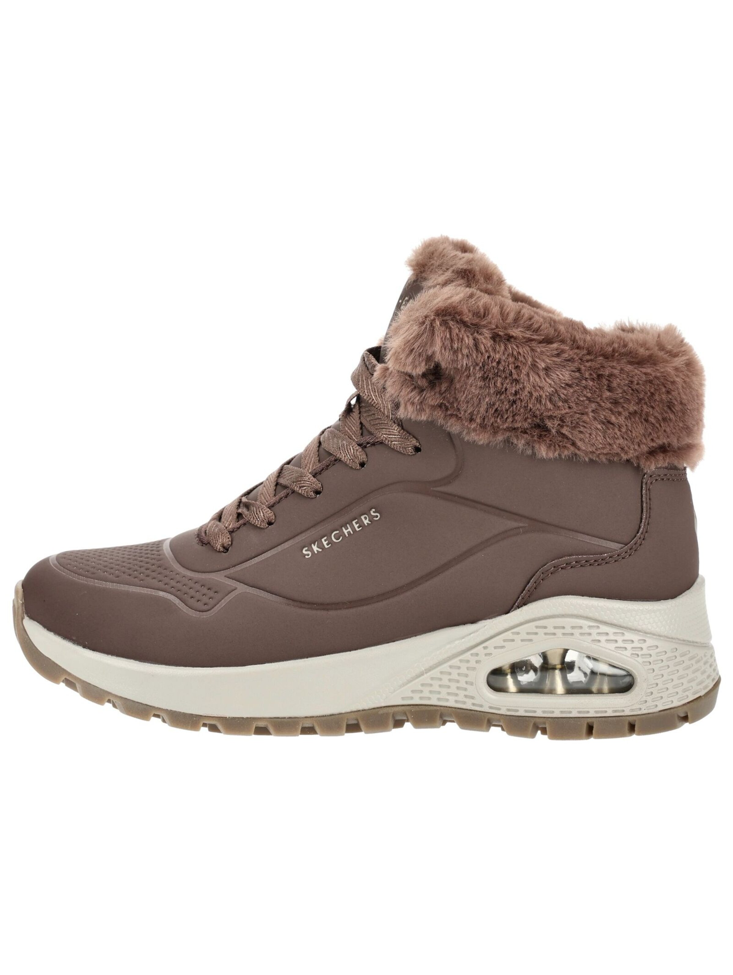 SKECHERS Lace-up bootie in Brown
