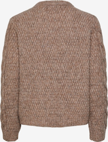 PIECES Sweater 'Nina' in Brown