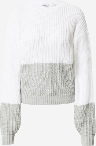 Pullover 'PAOLA' di Femme Luxe in bianco: frontale