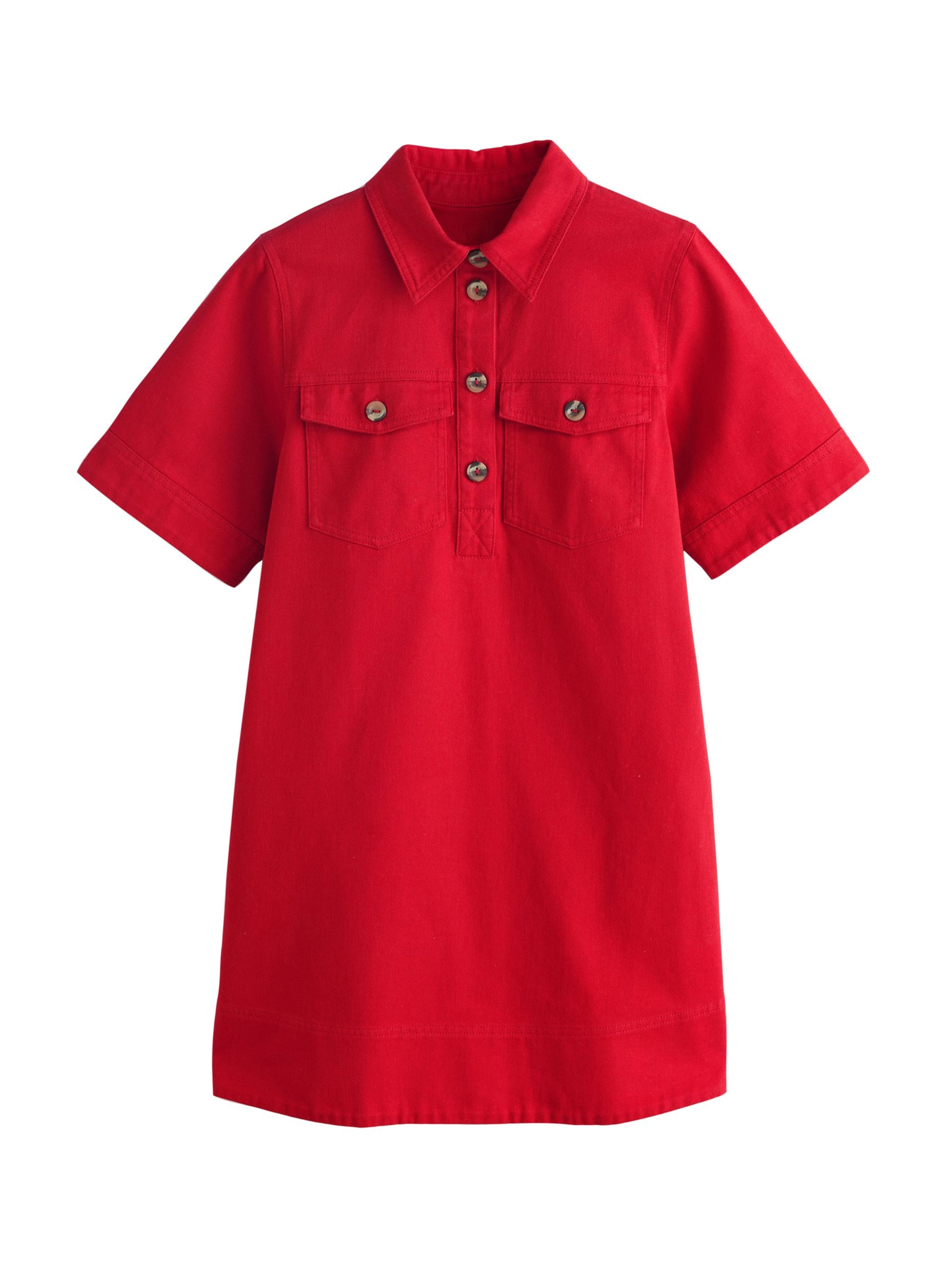 Robe-chemise Next en rouge : devant
