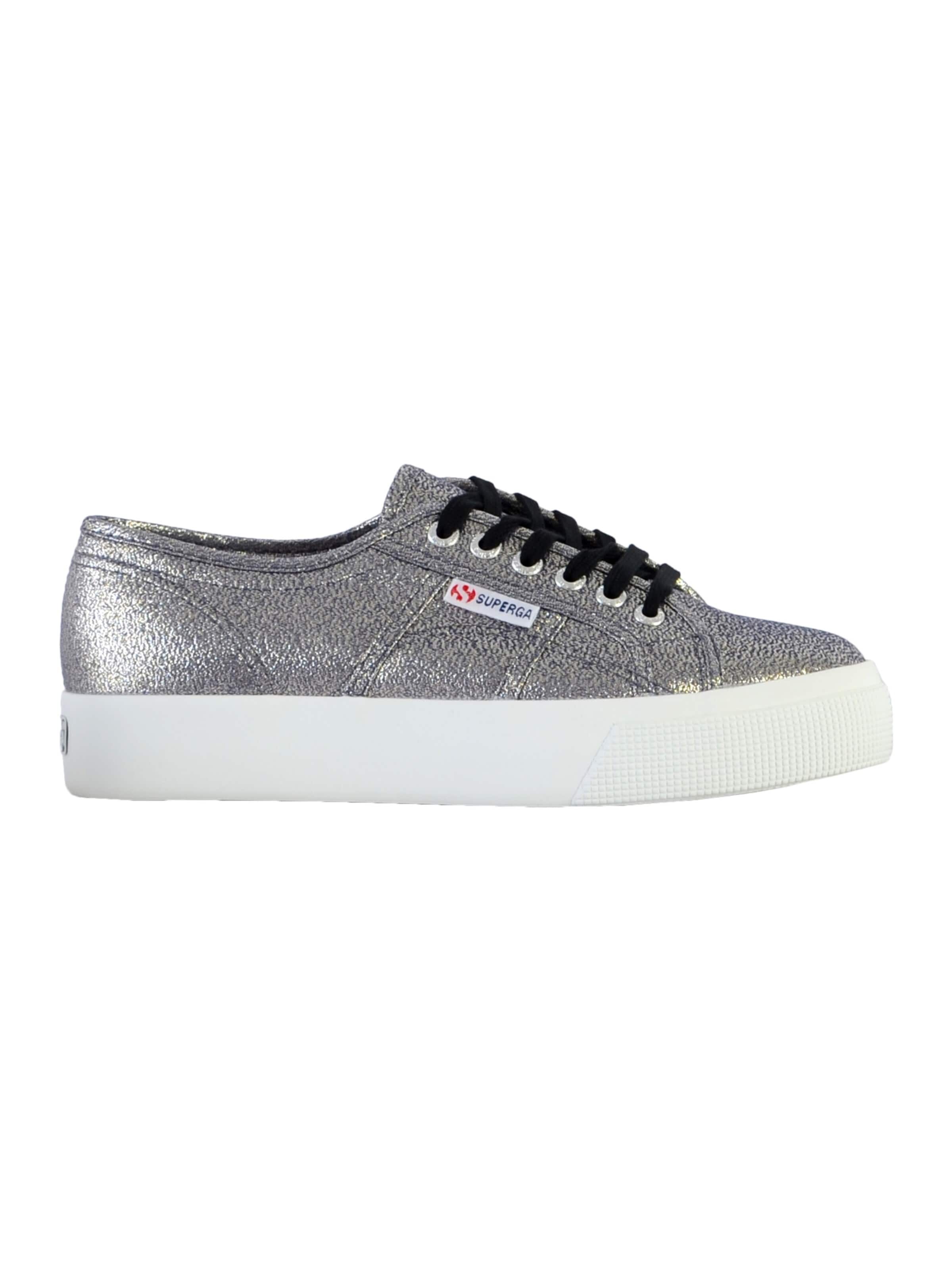 SUPERGA Buty sportowe sznurowane w kolorze szary
