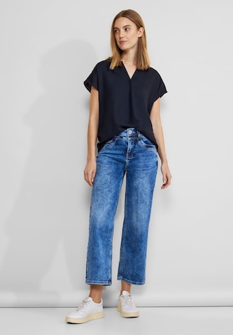 STREET ONE Bluse in Blau