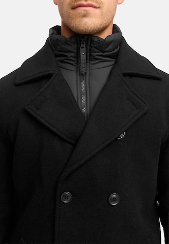Manteau mi-saison 'Lunil' INDICODE JEANS en noir