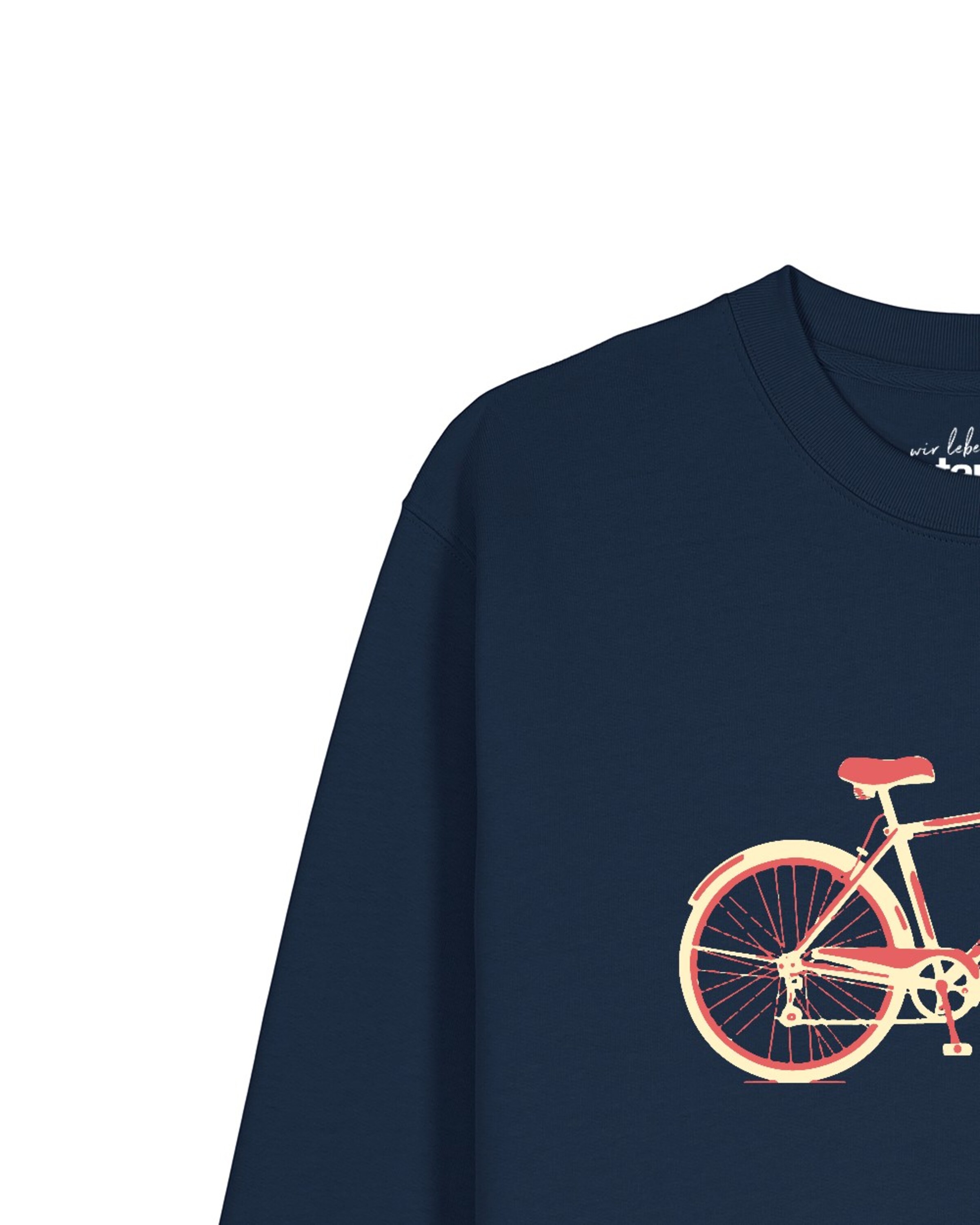 Sweat-shirt 'Red Bike' Watapparel en bleu