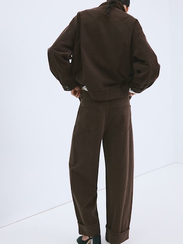 MANGOBarrel Traperice 'Eugenie' - smeđa boja