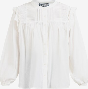 DreiMaster Vintage - Blusa en blanco: frente