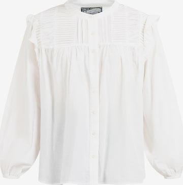 DreiMaster Vintage Blouse in White: front
