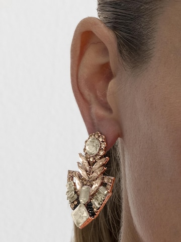 Luxenter Earrings 'Gothka' in Brown