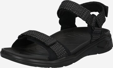 ECCO Sandals 'X-Trinsic' in Black: front