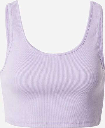 Smiles Top in Purple: front