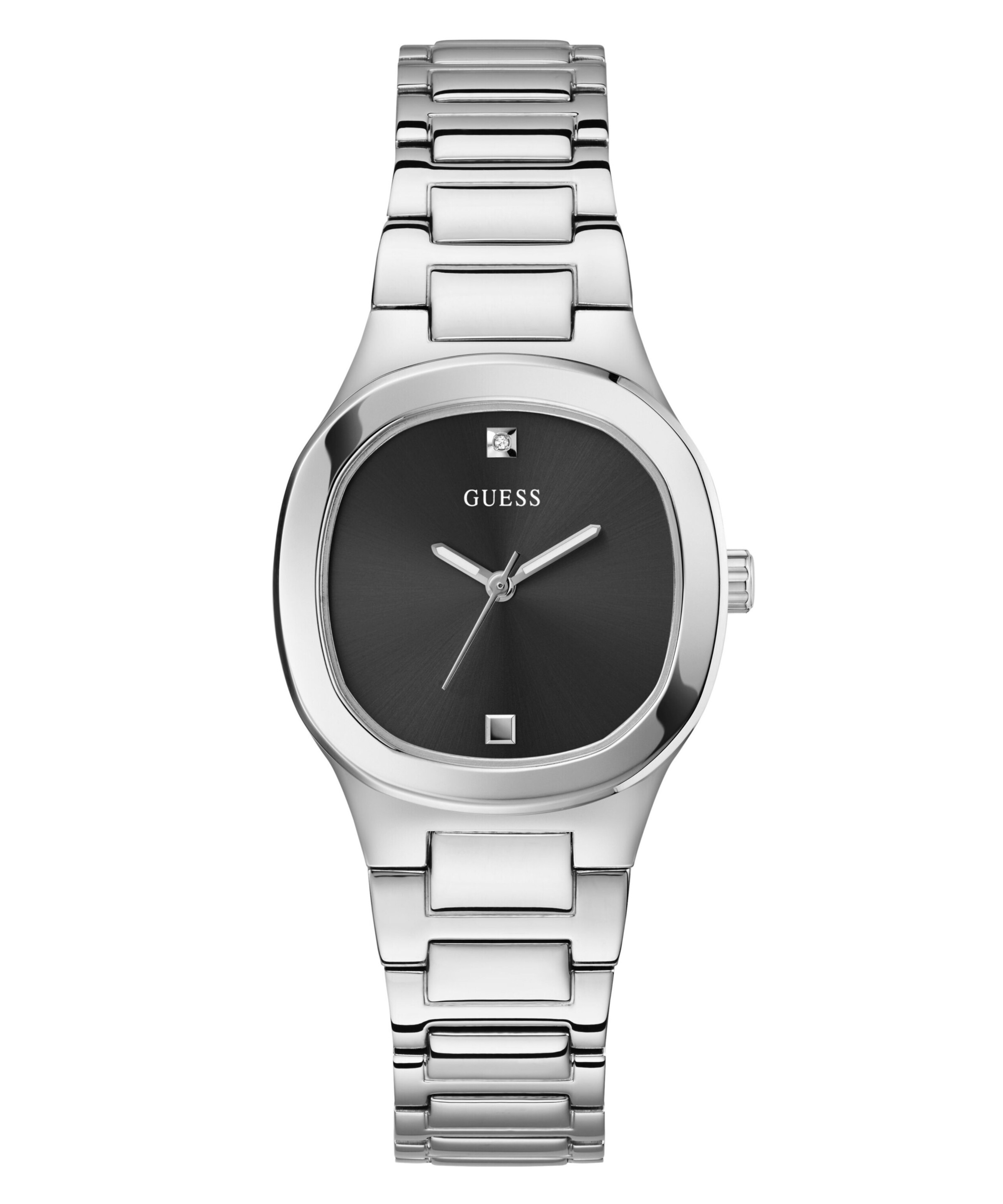 GUESS Analog Watch 'GD Eve' in Silver: front