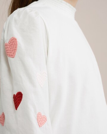 WE Fashion Shirt 'Meisjes' in White
