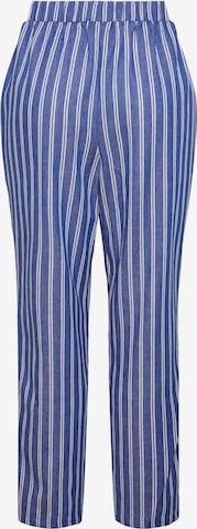 PIECES Loose fit Trousers 'LILJA' in Blue