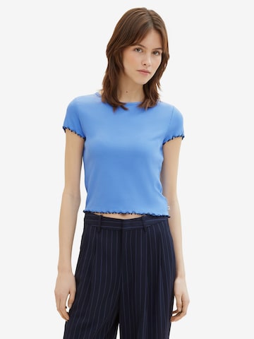 TOM TAILOR DENIM T-Shirt in Blau: predná strana