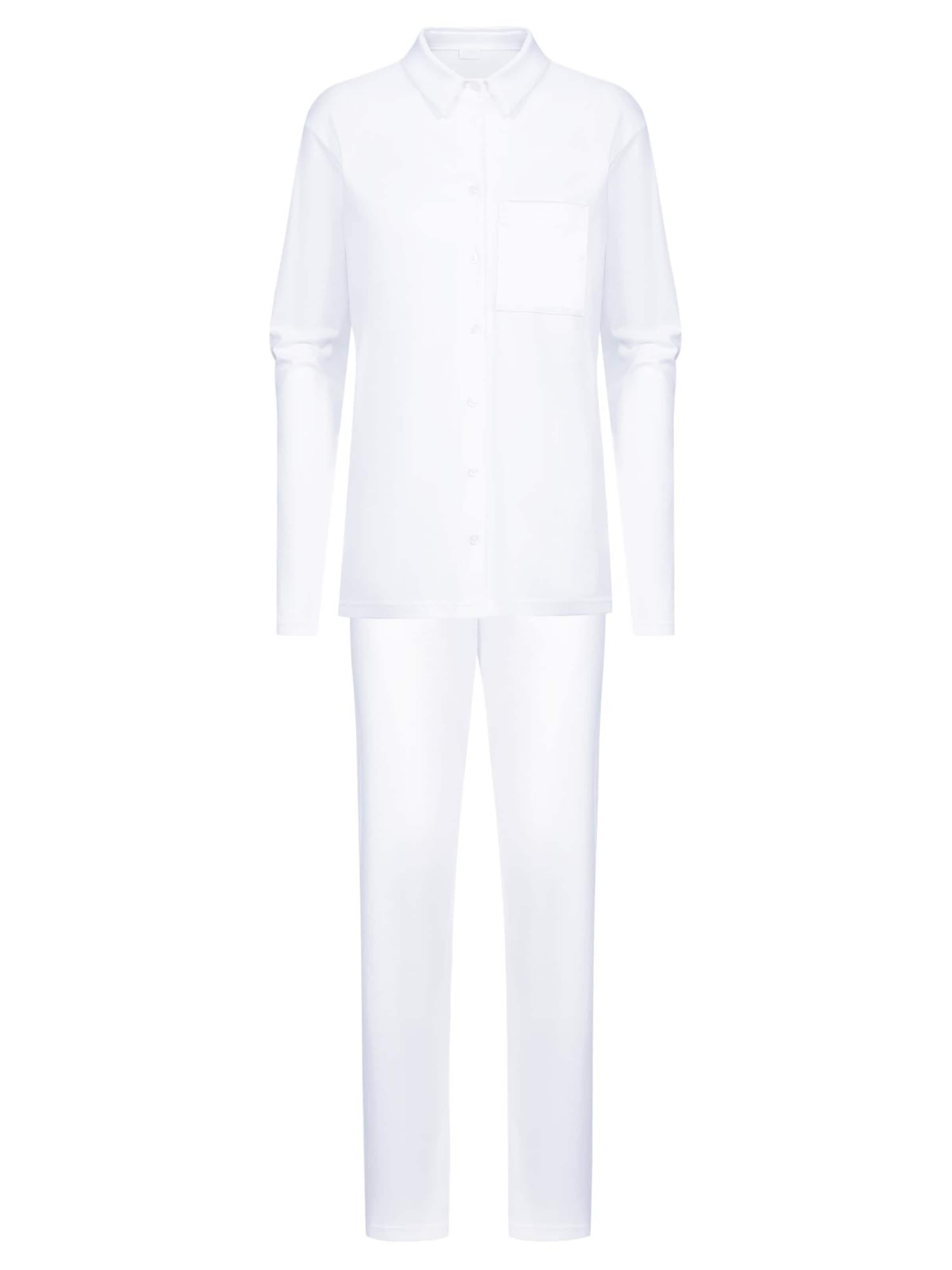 Mey Pyjama 'Malea' in de kleur Wit, Productweergave