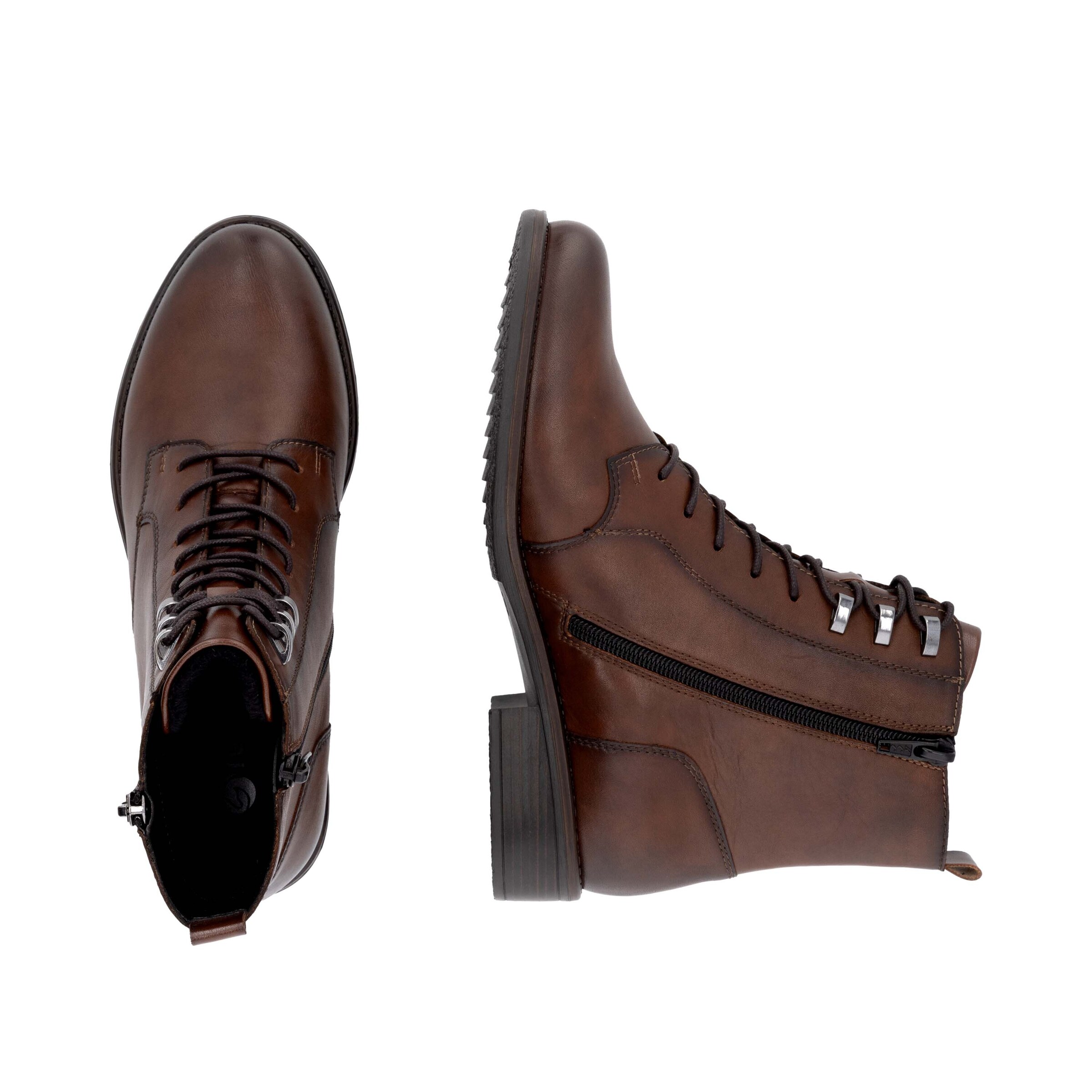 REMONTE - Botim com fivela em castanho