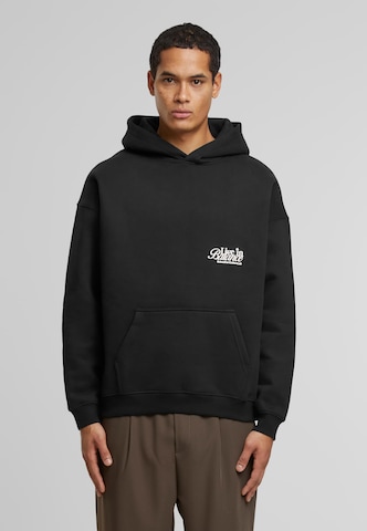 Sweat-shirt Another Cotton Lab en noir : devant