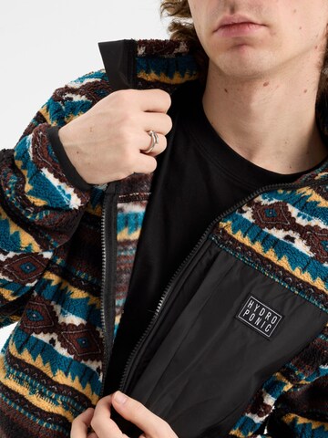 hydroponic - Jersey 'Hydroponic Oversized Rumble Half-Zip Fleece Sweatshirt' en marrón