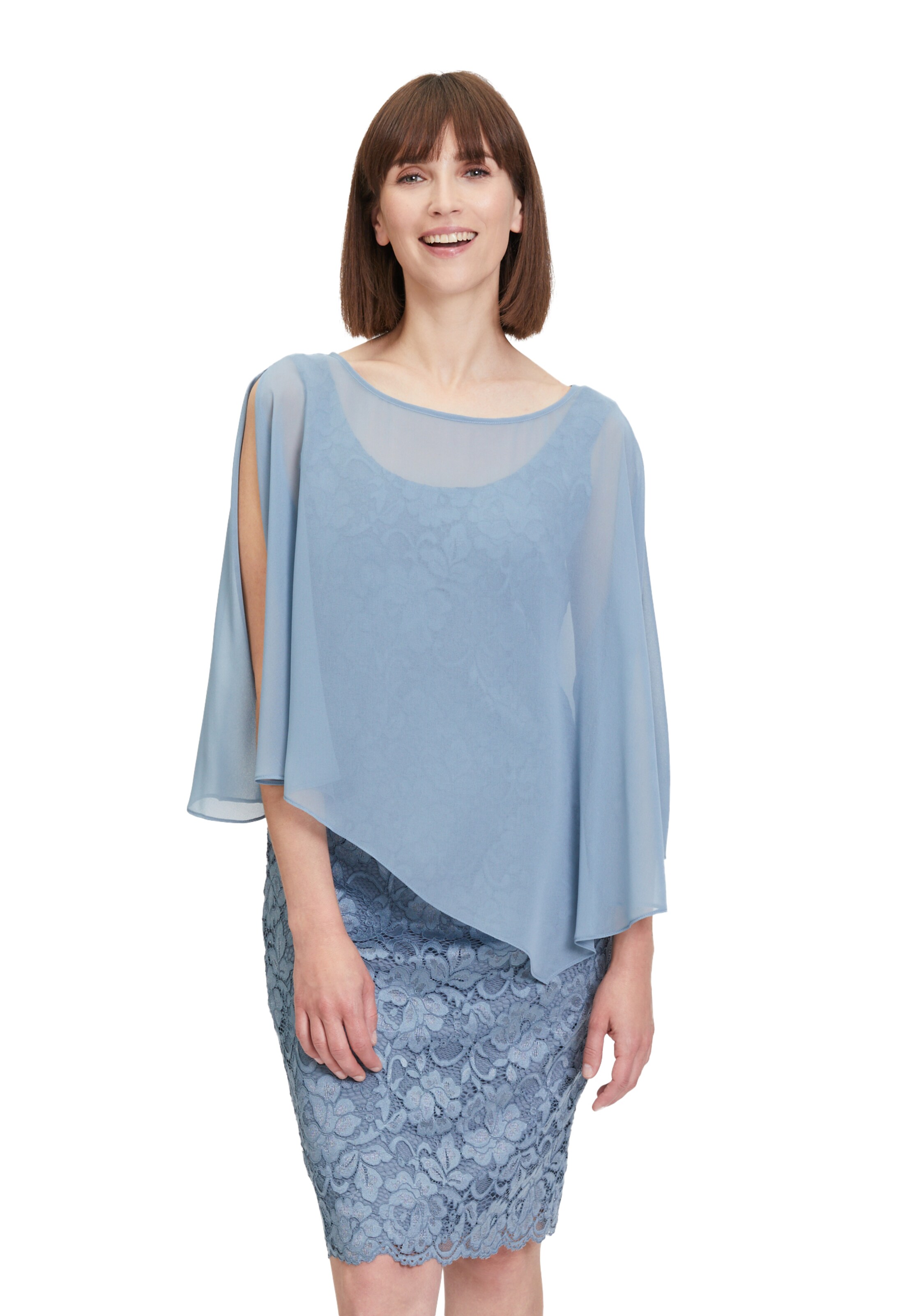 Vera Mont Cocktail Dress in Blue: front