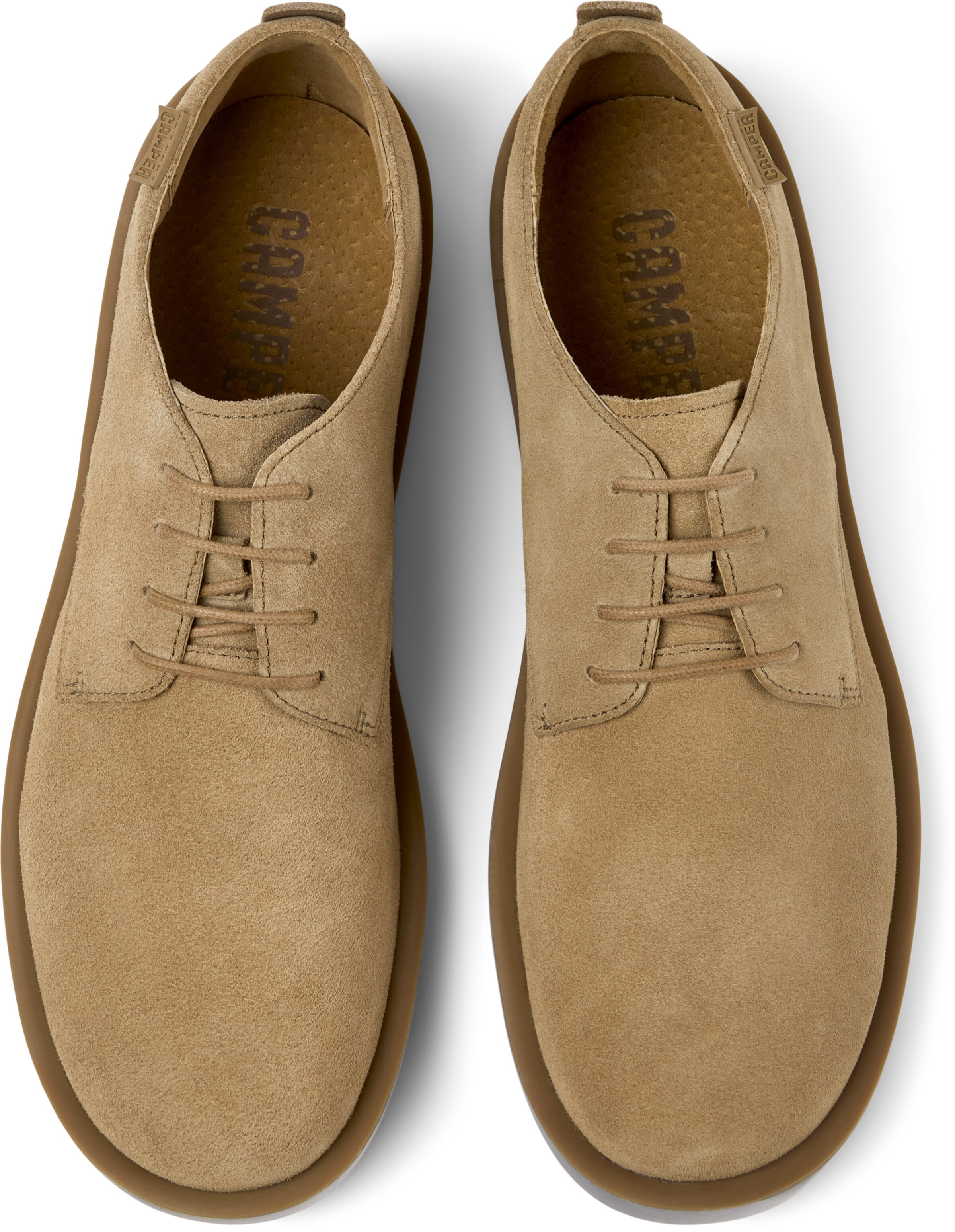 CAMPER Schnürschuhe ' Wagon ' in Braun