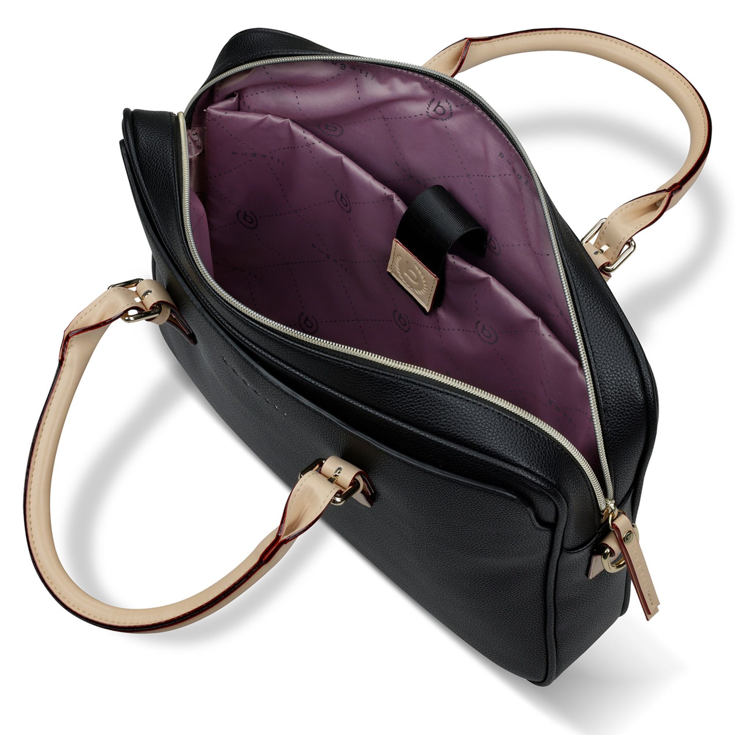 Porte-documents 'Ella' bugatti en noir