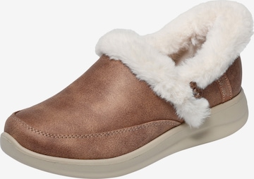 SKECHERS - Zapatillas de casa 'Cozy Escape' en marrón: frente
