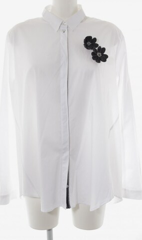 byMi Hamburg Langarm-Bluse in XXXL in White: front