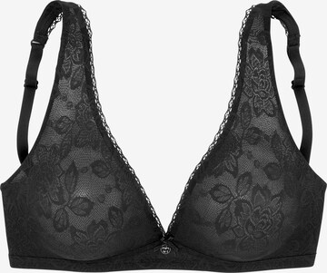 LASCANA T-shirt Bra in Black: front