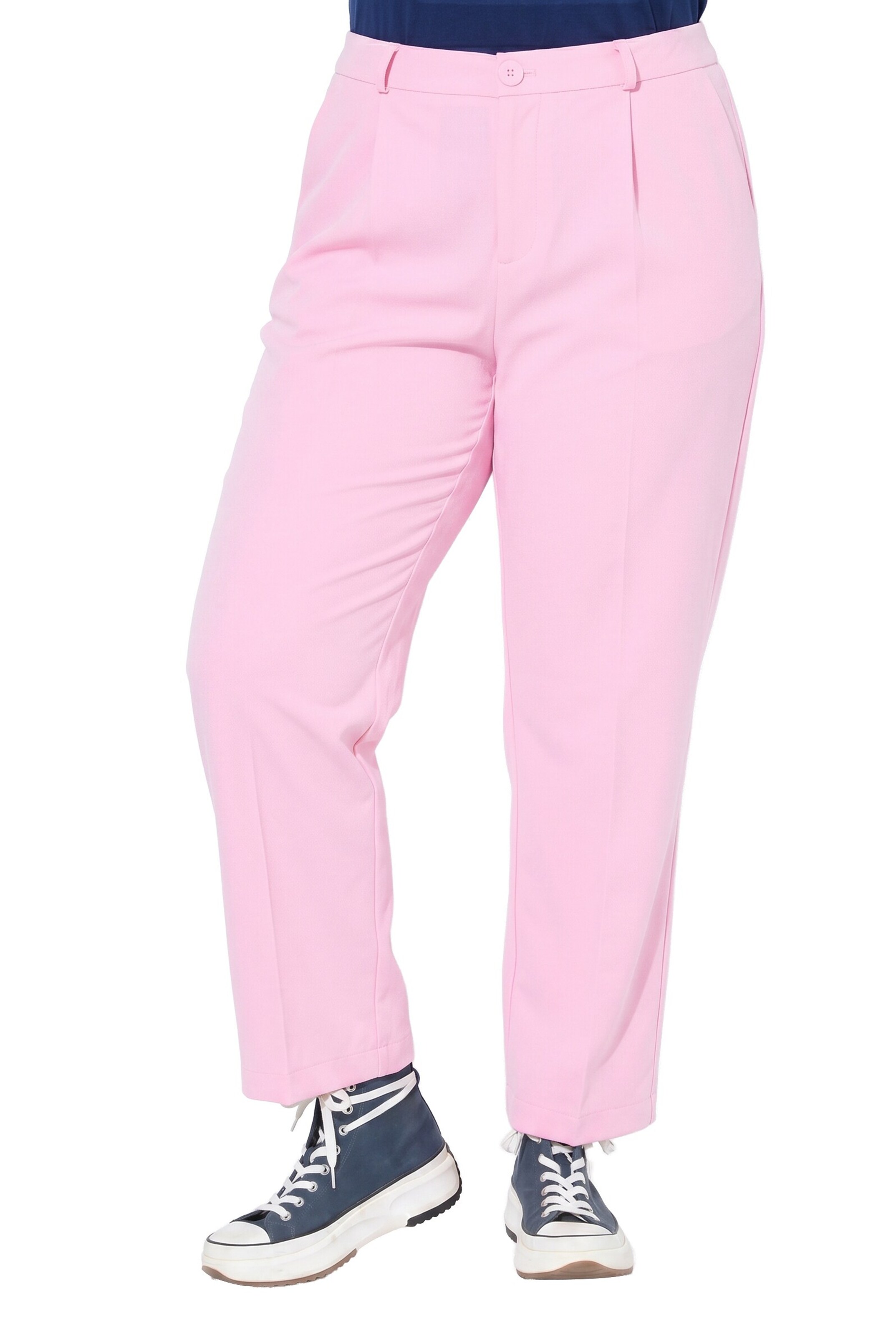 MIAMODA Wide Leg Hose in Pink: Vorderseite
