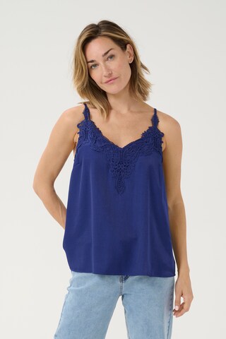 Haut 'CR Anna' Cream en bleu : devant