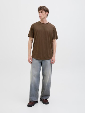 T-Shirt 'Basher' JACK & JONES en marron