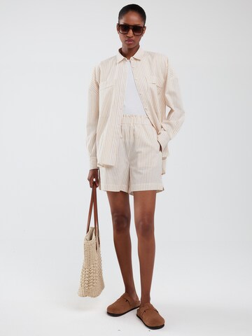 BIG STAR Regular Broek 'Endasi' in Beige