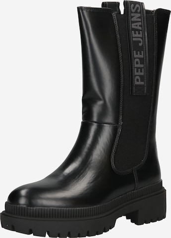 Pepe Jeans Chelsea Boots 'BETTLE WILD' in Black: front