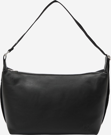 Calvin Klein Jeans Shoulder Bag in Black: front