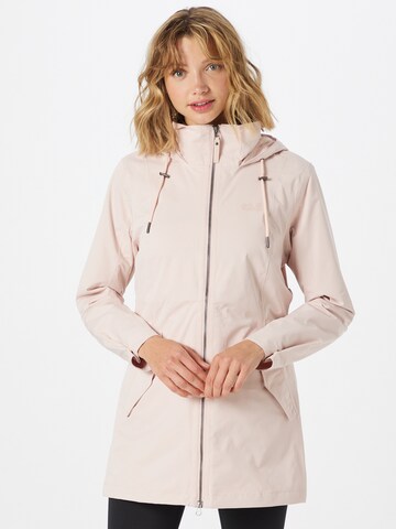 JACK WOLFSKIN Outdoorparka 'DAKAR' in Pink: predná strana