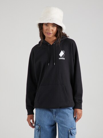 Volcom Sweatshirt 'Truly' in Black: front