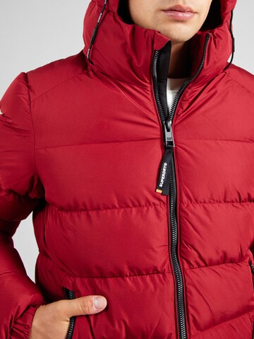Superdry Winterjas in Rood
