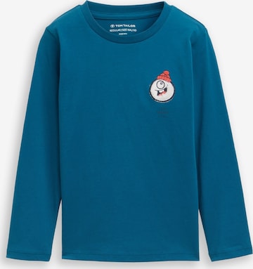 TOM TAILOR Shirt in Blue: front