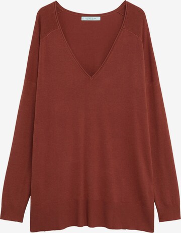 Pull-over 'LISA' MANGO en rouge : devant