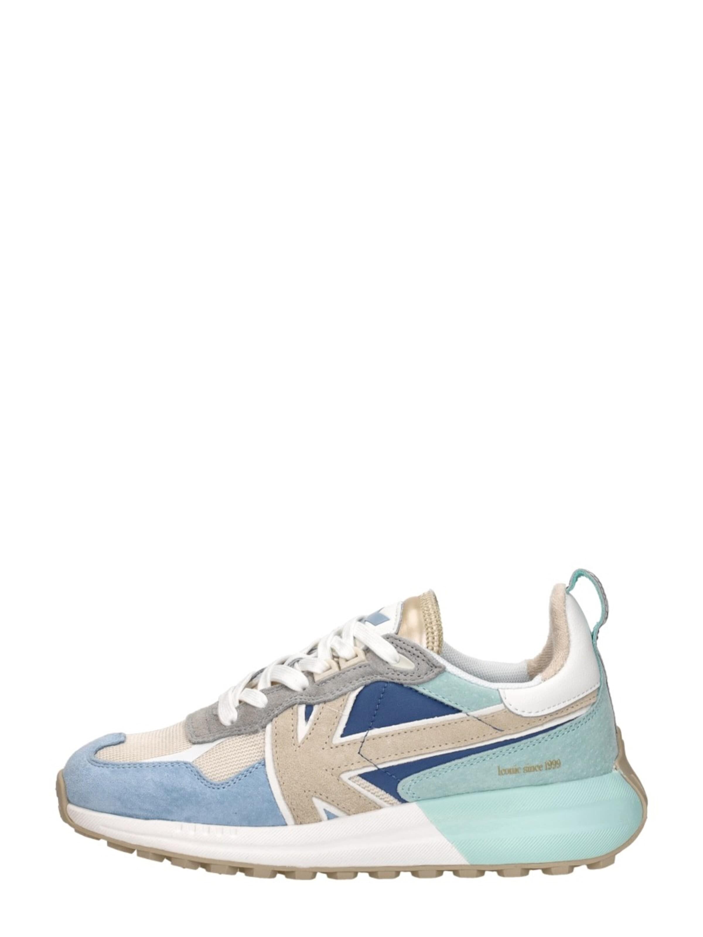 Kaotiko Sneakers laag 'Detroit' in Blauw: voorkant